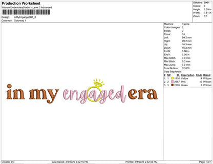 In My Enganged B