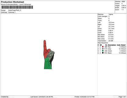Index Finger Plst