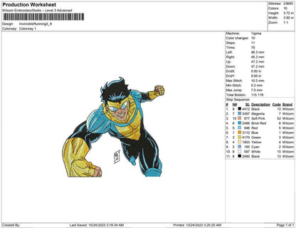 Invincible Running