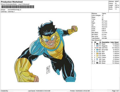 Invincible Running