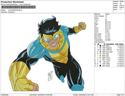 Invincible Running