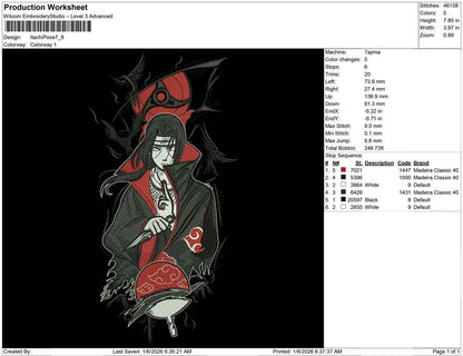 Itachi pose