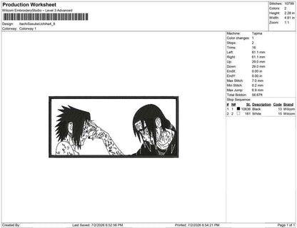 Itachi Sasuke Uchiha