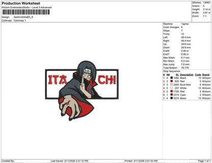 Itachi Uchiha B