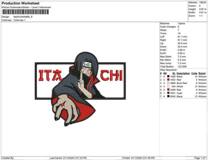 Itachi Uchiha B