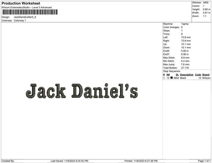 Jack Daniel Leter
