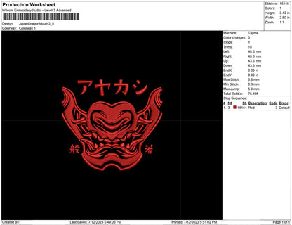 Japan Dragon Mouth