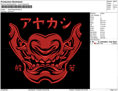 Japan Dragon Mouth