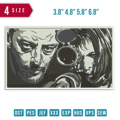 Jean Reno and natalie