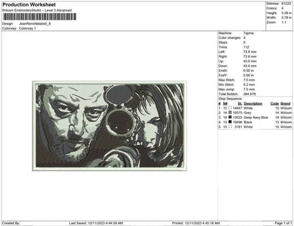 Jean Reno and natalie