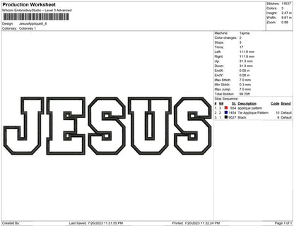 Jesus Applique