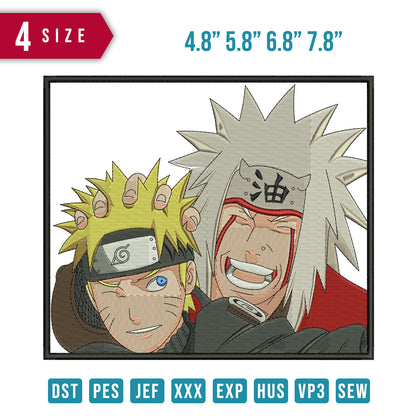 Jiraya and Naruto Face