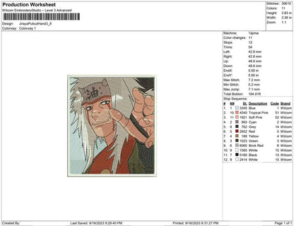 Jiraya PutOut Hand