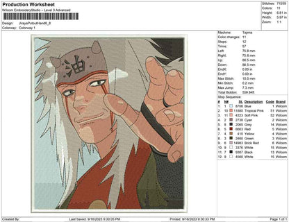 Jiraya PutOut Hand