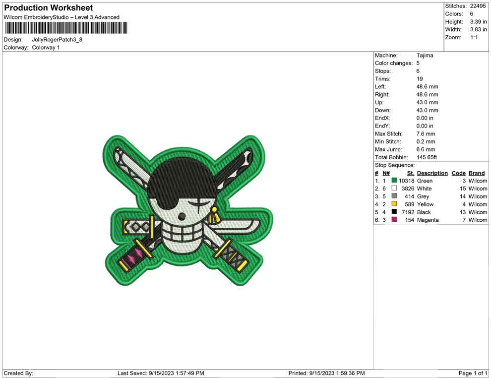 Jolly Roger Patch