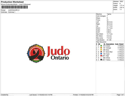Judo ontario B