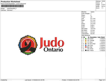 Judo ontario B