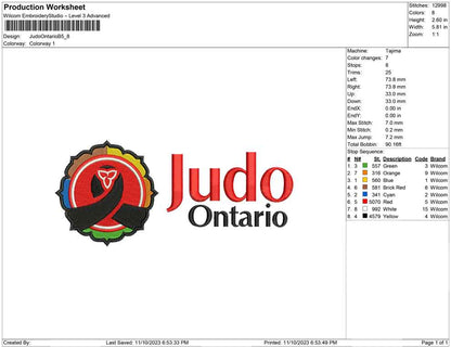 Judo ontario B