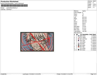 Jujutsu kaisen Spin