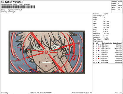 Jujutsu kaisen Spin