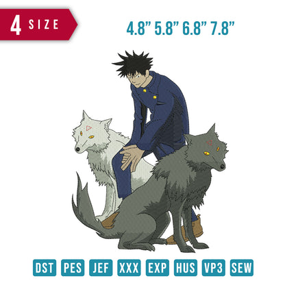 Jujutsu megumi wolf