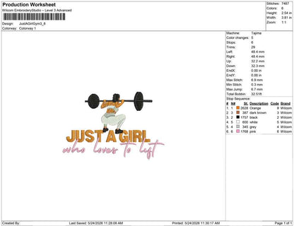 Just A Girl Gym