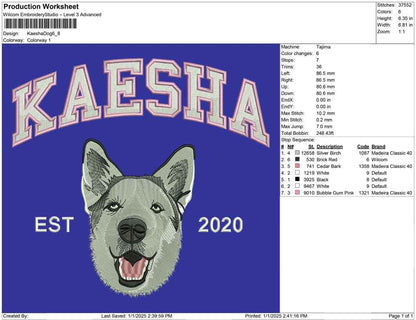 Kaesha Dog