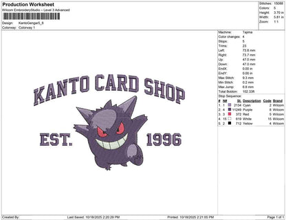 Kanto Gengar