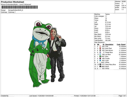 Keroppi Dolland Girl
