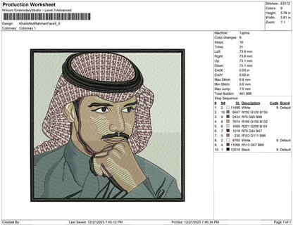 Khalid Abdul rahman face