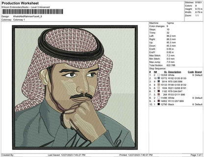 Khalid Abdul rahman face