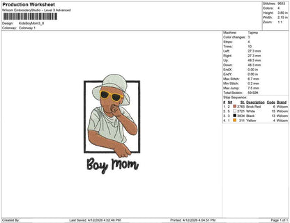 Kids Boy Mom