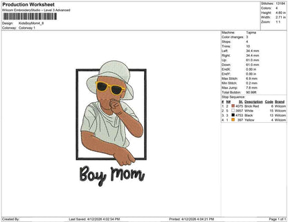 Kids Boy Mom