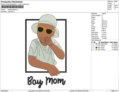 Kids Boy Mom