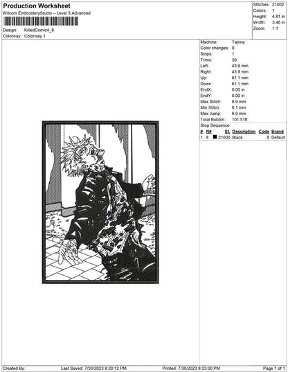 Killed Comic