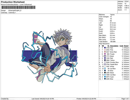 Killua Light Fight