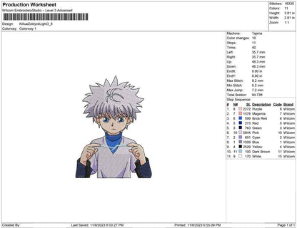 Killua Zoldick Light