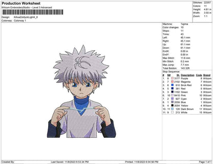 Killua Zoldick Light