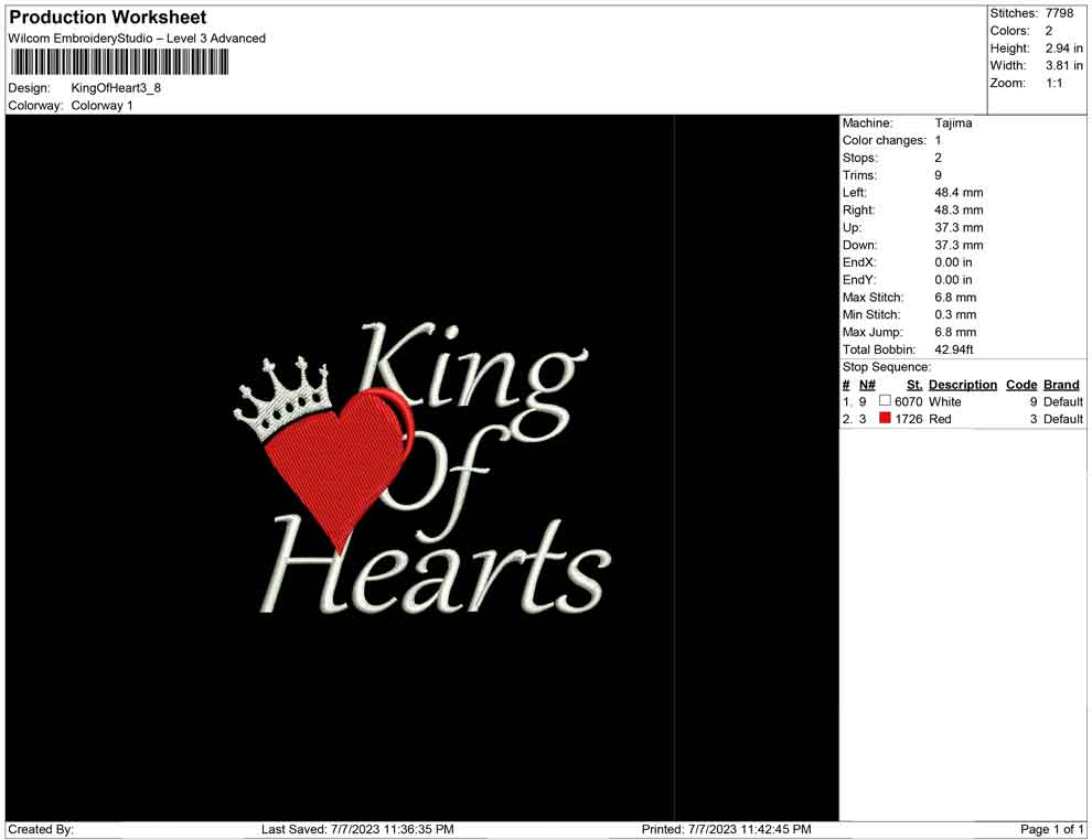 king of heart