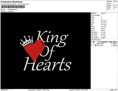 king of heart