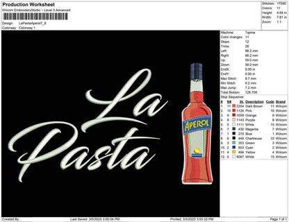 La Pasta Aperol