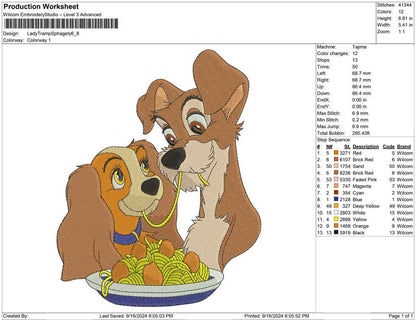 Lady Tramp Sphagety