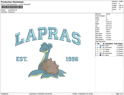 Lapras Est
