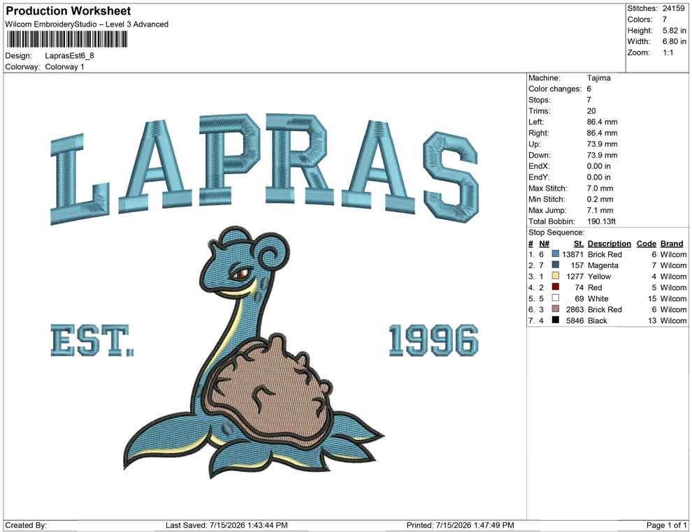Lapras Est