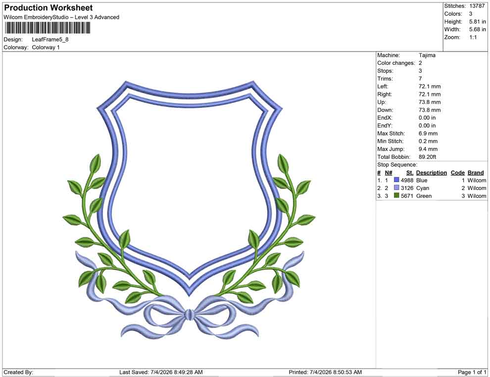 Leaf Frame
