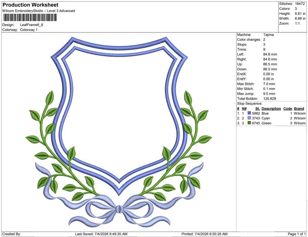 Leaf Frame