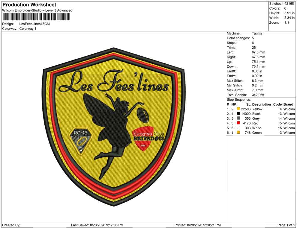 Les Fees Lines