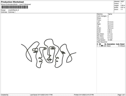Line Art 2 face Old