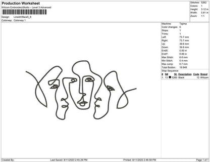 Line Art 2 face Old