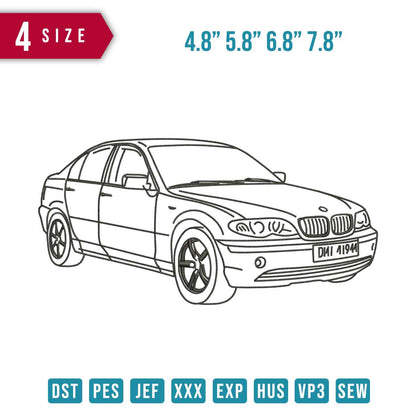 Line Art Bmw Car